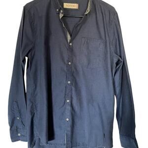 Button Down Navy Shirt by Depart West / Great has an oversized shirt too